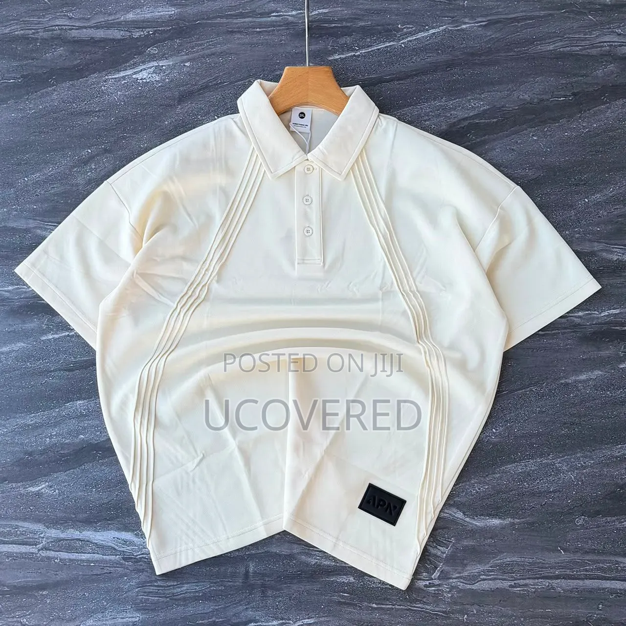 Half-Zip/Button Jersey-Knit Polo Shirt