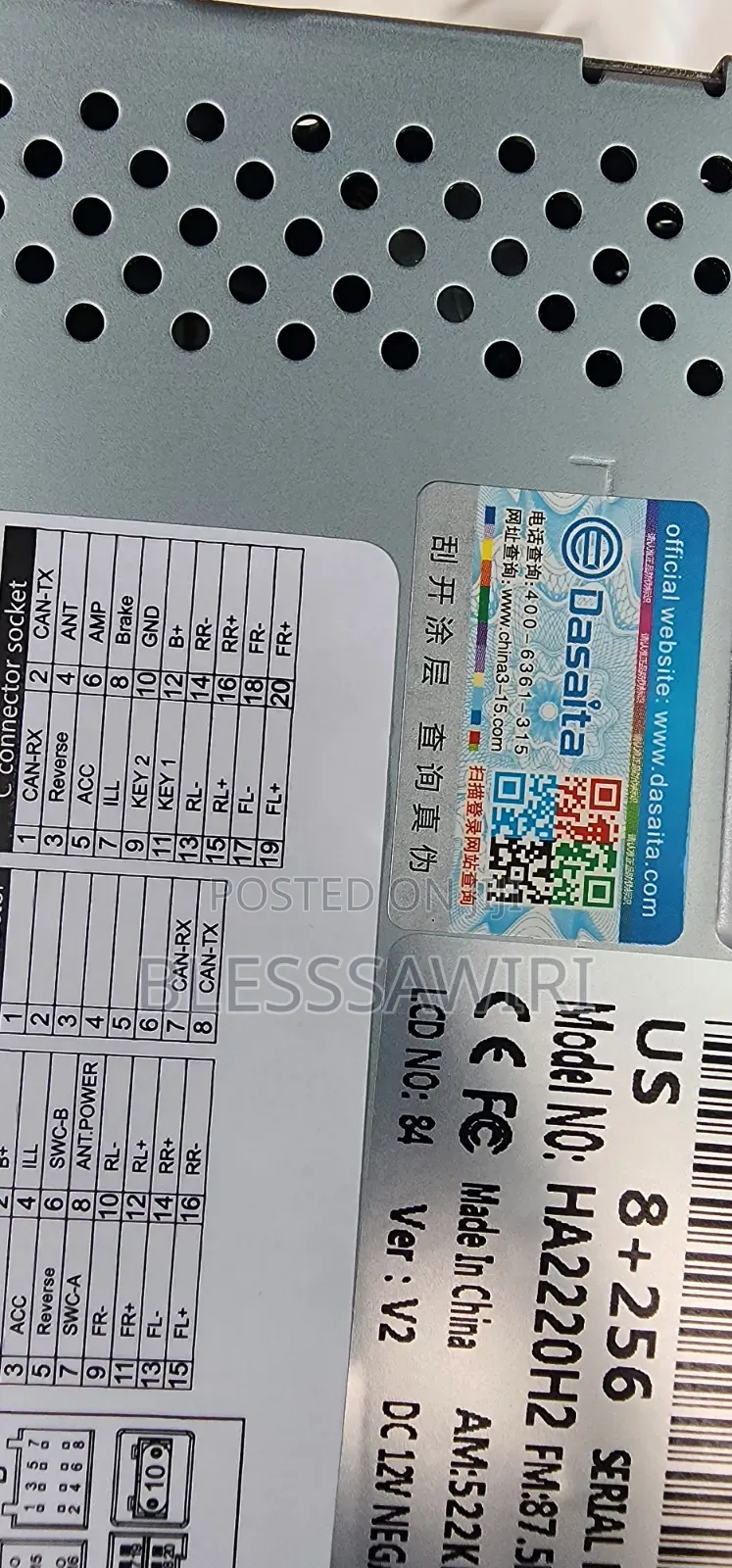 Toyota Tundra 2014-21 Dasaita 10.2" Android 13inch Touchscreen
