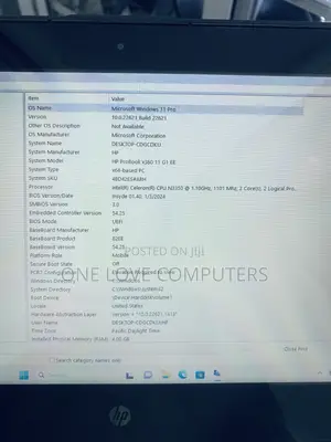 Laptop HP ProBook 11 X360 G1 EE 4GB Intel SSD 128GB