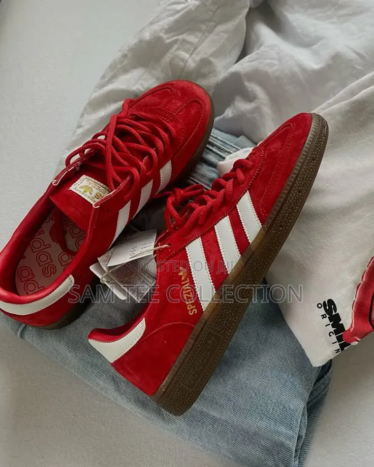 Original Adidas Spezial. Red White. Blue White.