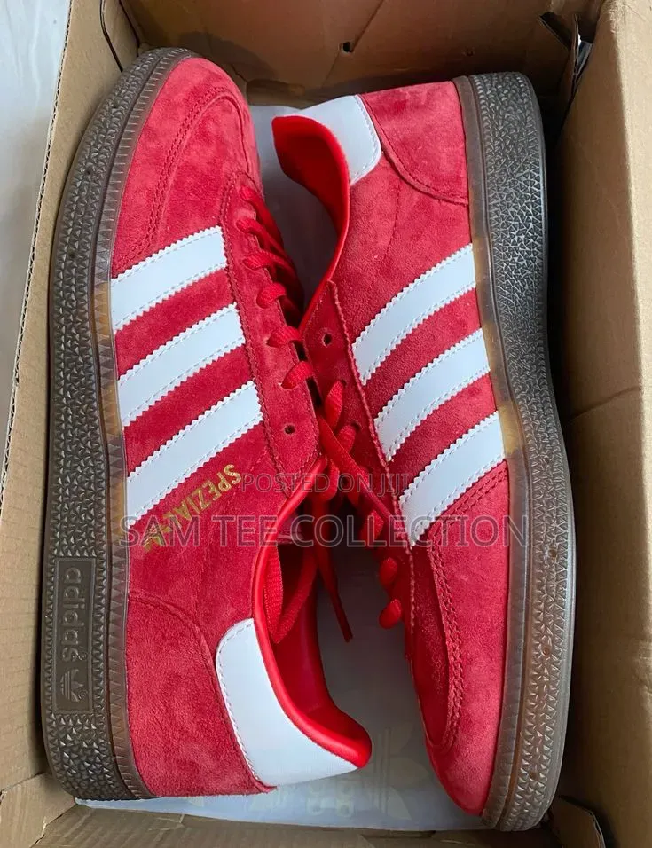Original Adidas Spezial. Red White. Blue White.