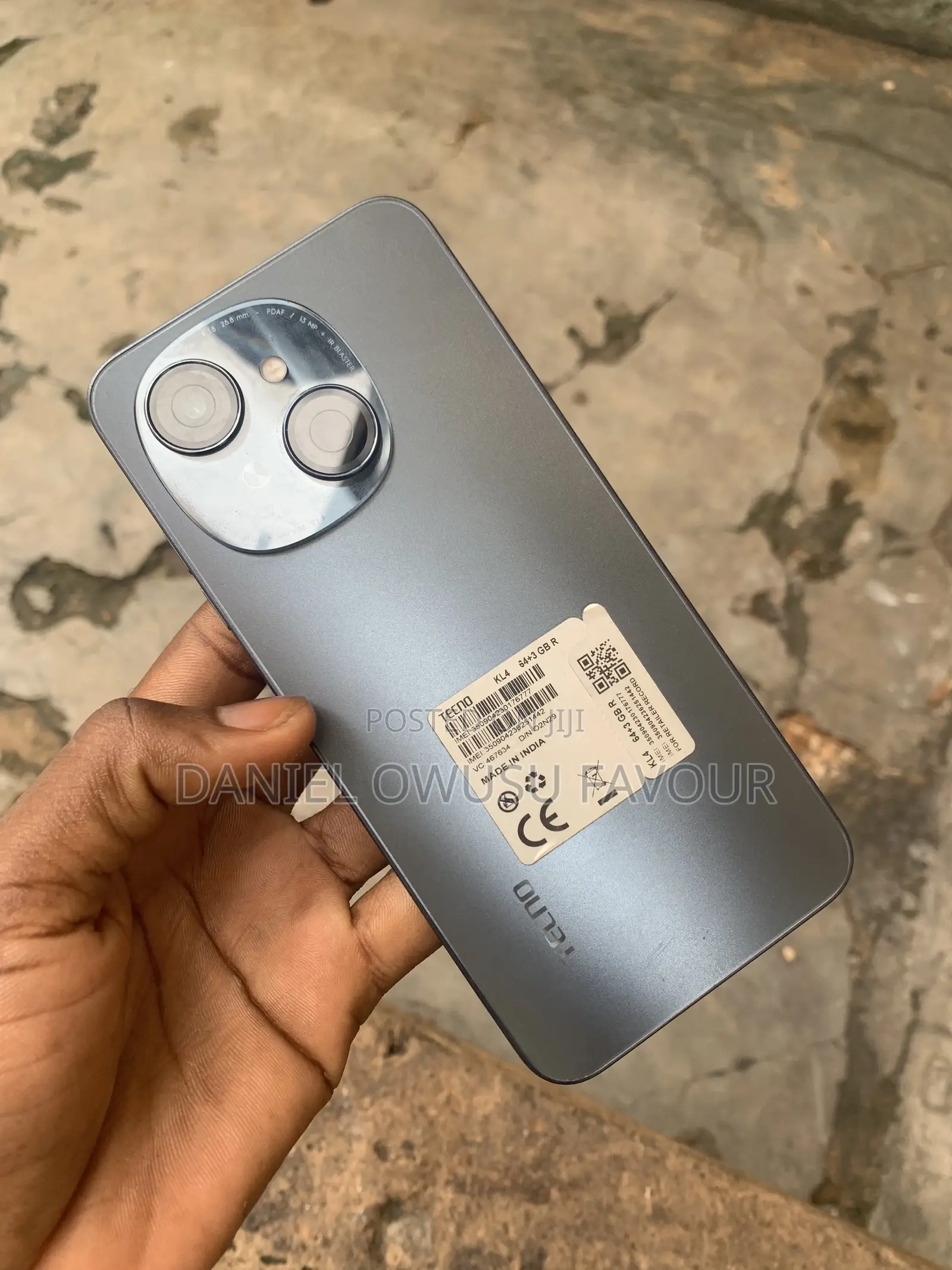 New Tecno Pop 9 64 GB Black