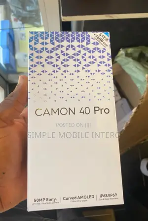 New Tecno Camon 40 Pro 5G 256 GB Black