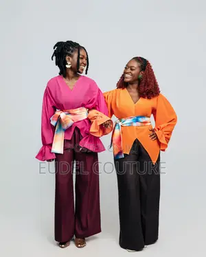 Nogah Set - Palazzo Pants and Wrap Blouse