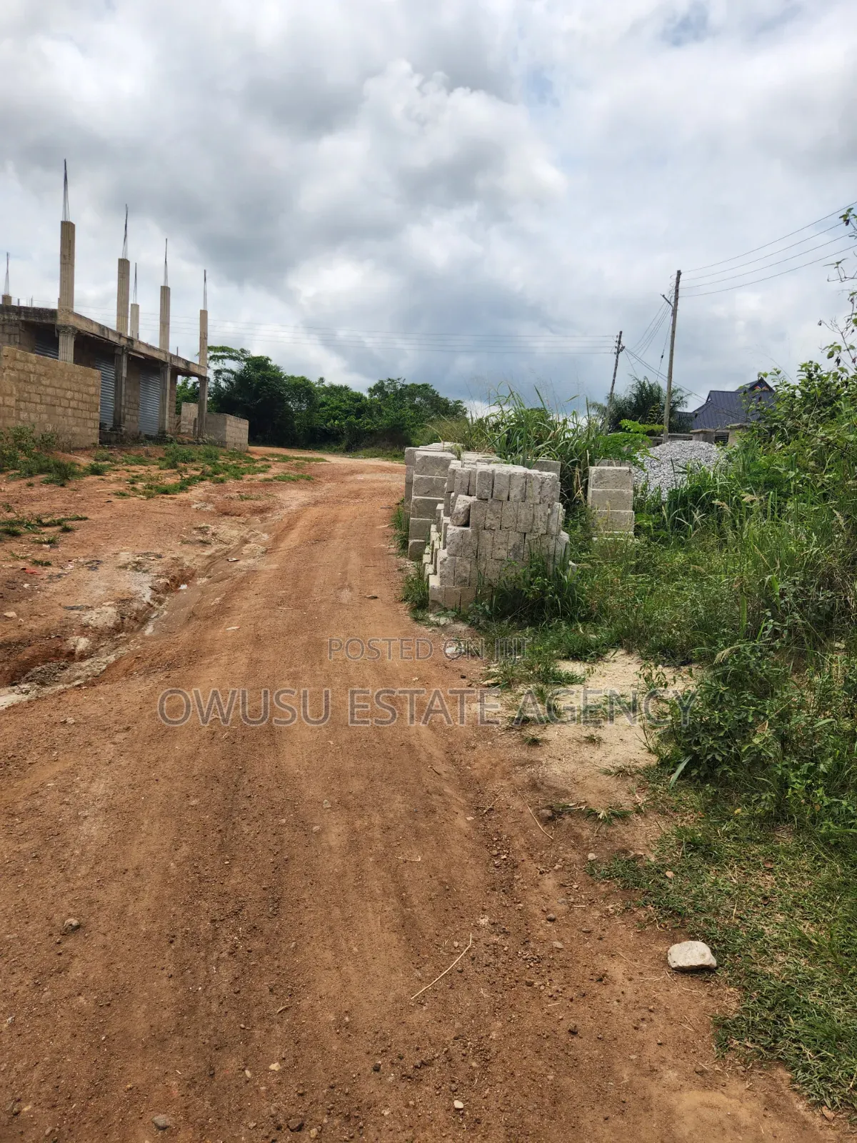 Half Plotnof Land for Sale at Asonomaso in Kumasi