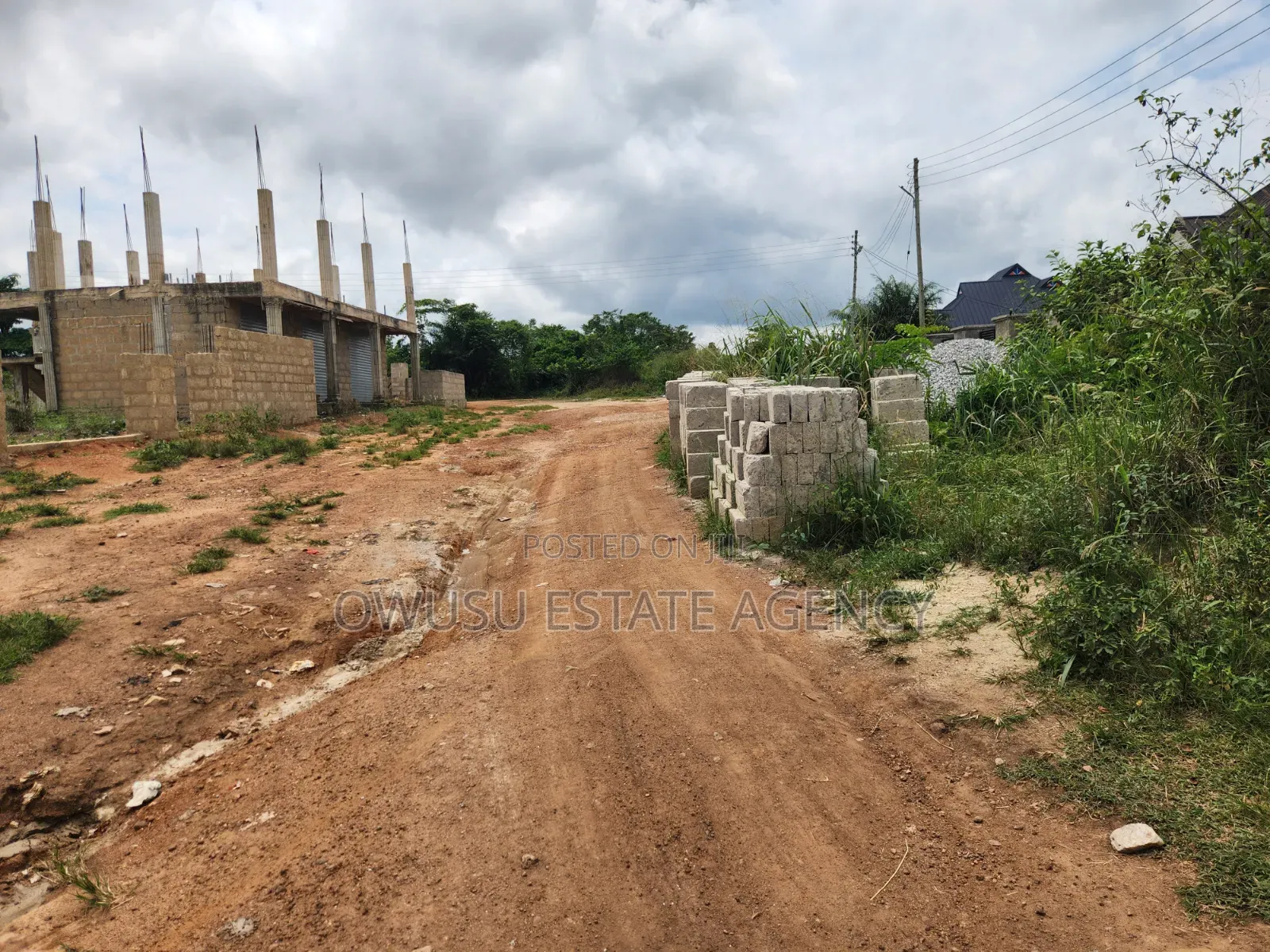 Half Plotnof Land for Sale at Asonomaso in Kumasi