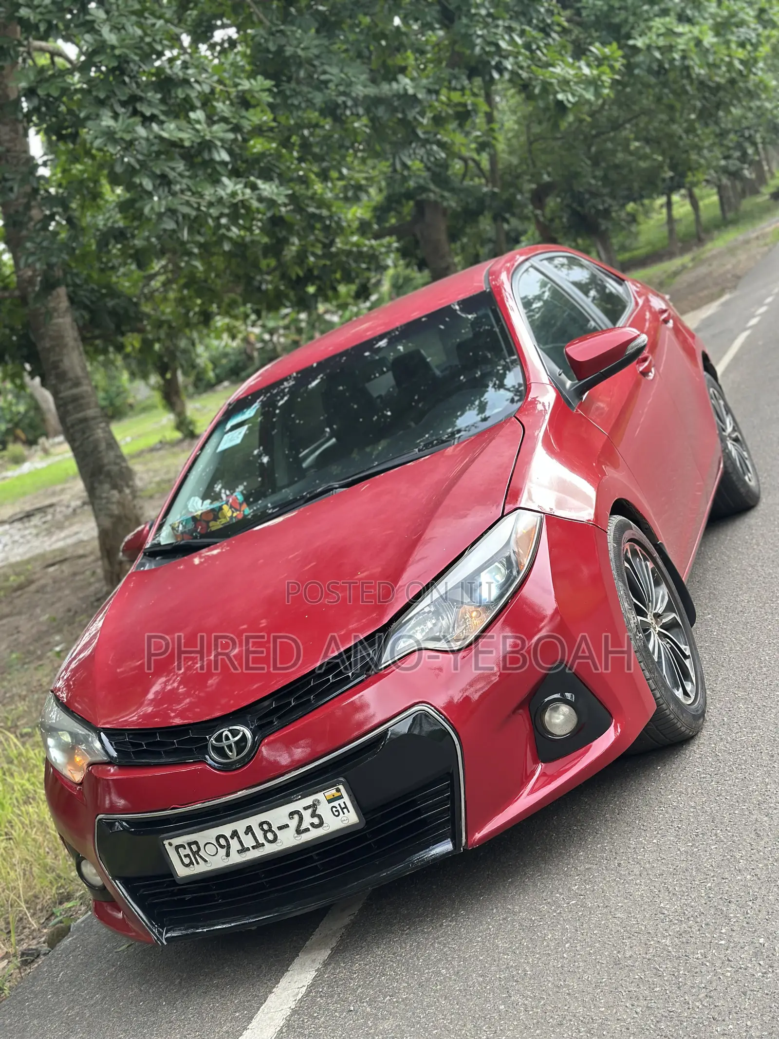 Toyota Corolla S 4dr Sedan (1.8L 4cyl CVT) 2016 Red