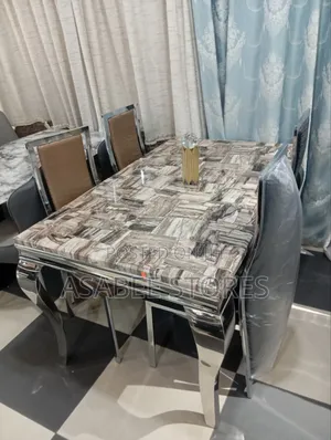 Marble Dining 6 Chairs