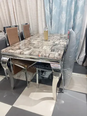 Marble Dining 6 Chairs
