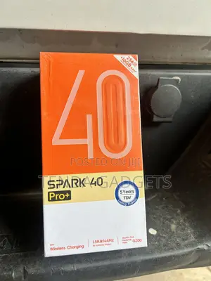 New Tecno Spark 40 Pro+ 256 GB Black