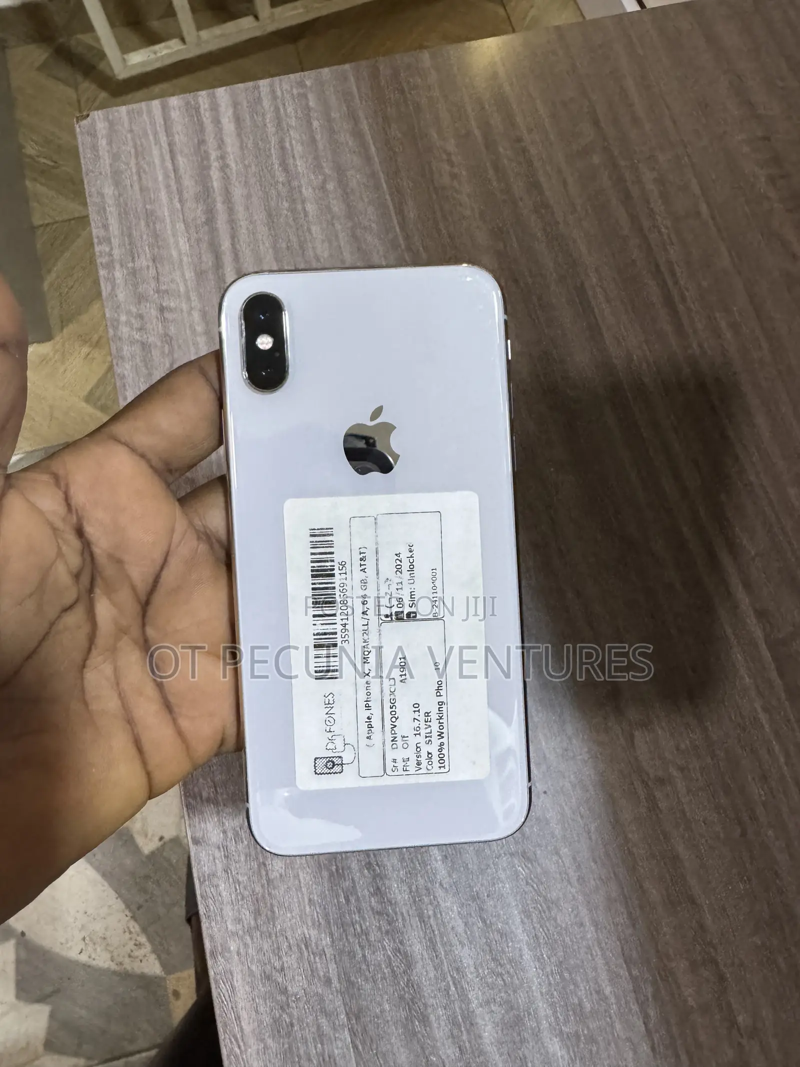 Apple iPhone X 64 GB Silver