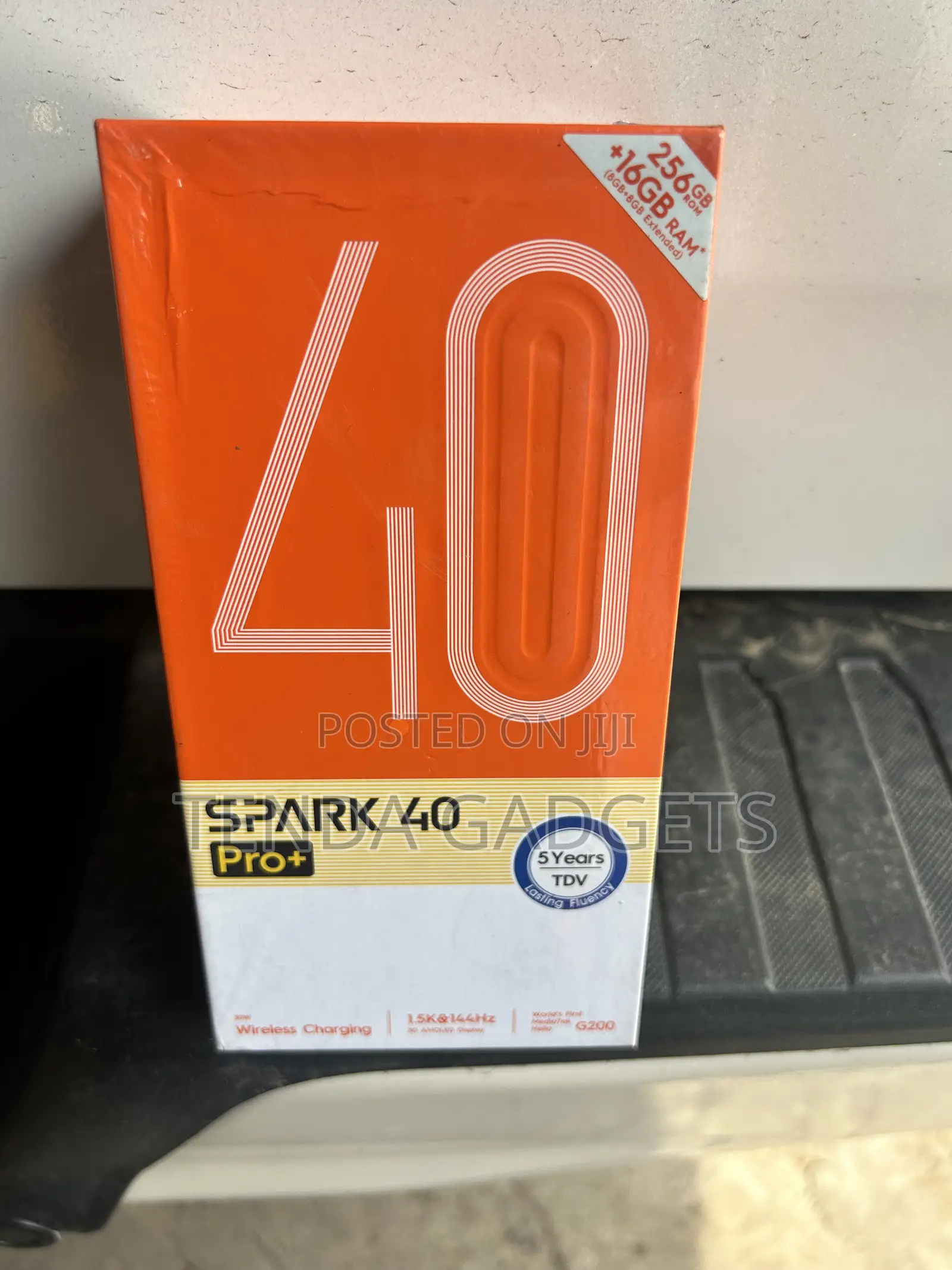 New Tecno Spark 40 Pro+ 256 GB Black