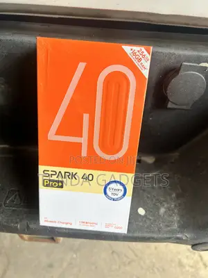New Tecno Spark 40 Pro+ 256 GB Black