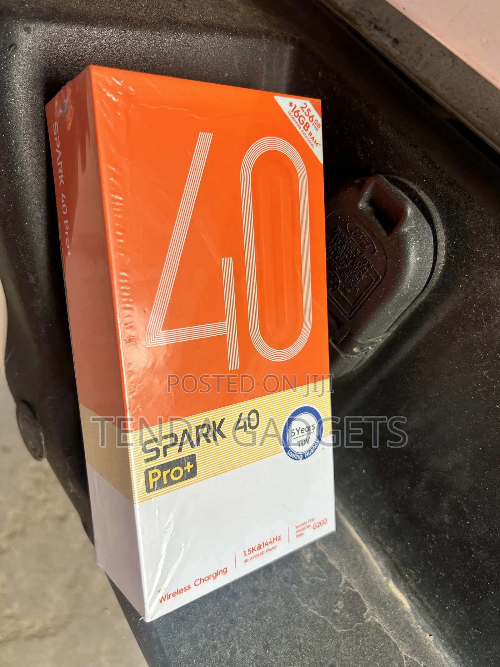 New Tecno Spark 40 Pro+ 256 GB Black