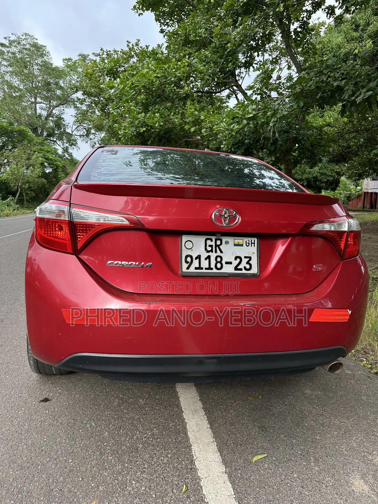 Toyota Corolla S 4dr Sedan (1.8L 4cyl CVT) 2016 Red