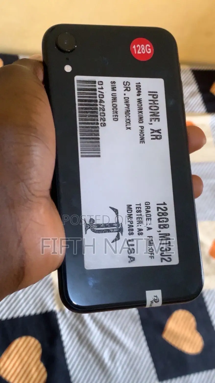 New Apple iPhone XR 128 GB Black