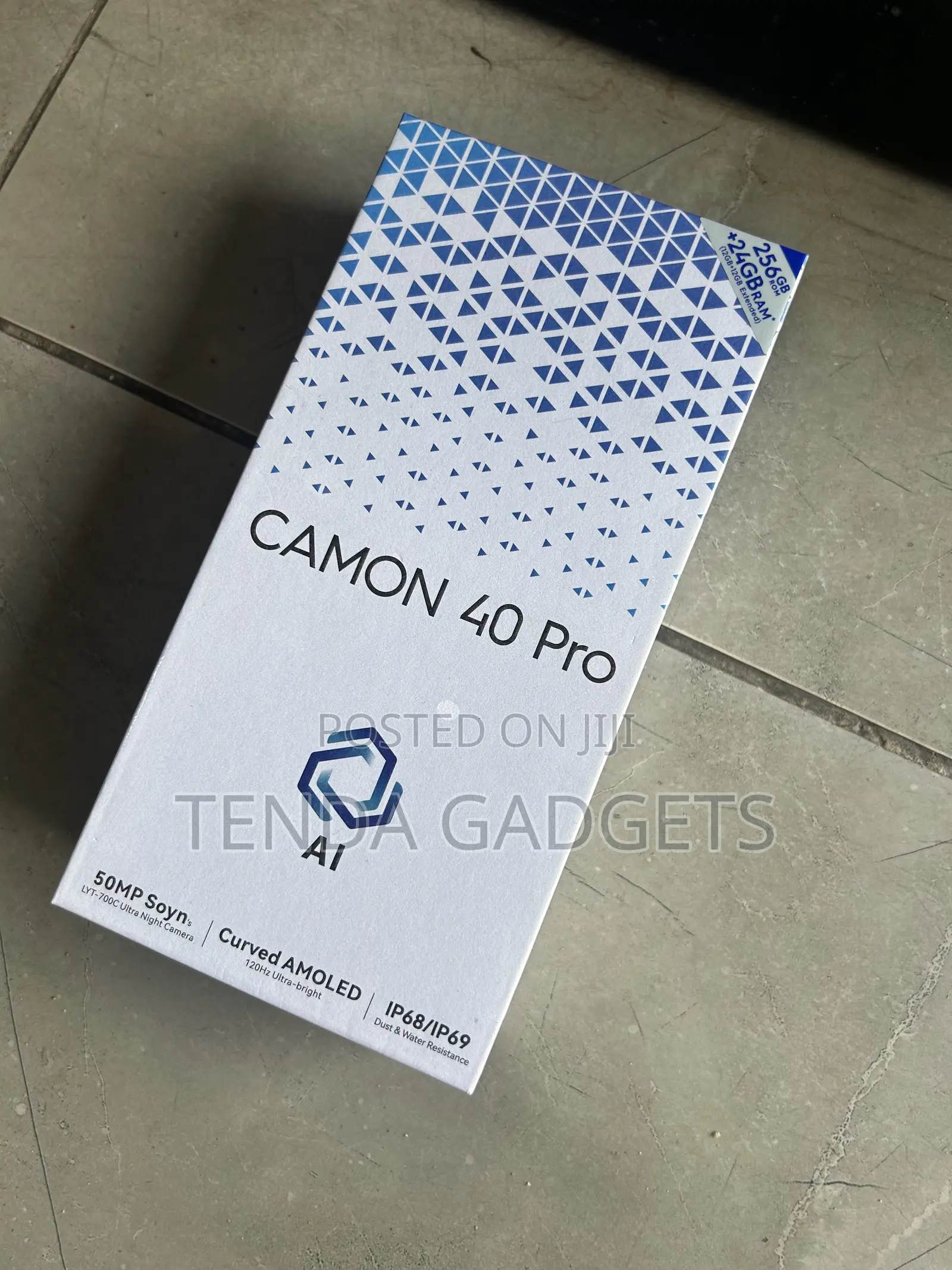 New Tecno Camon 40 Pro 5G 256 GB Gray