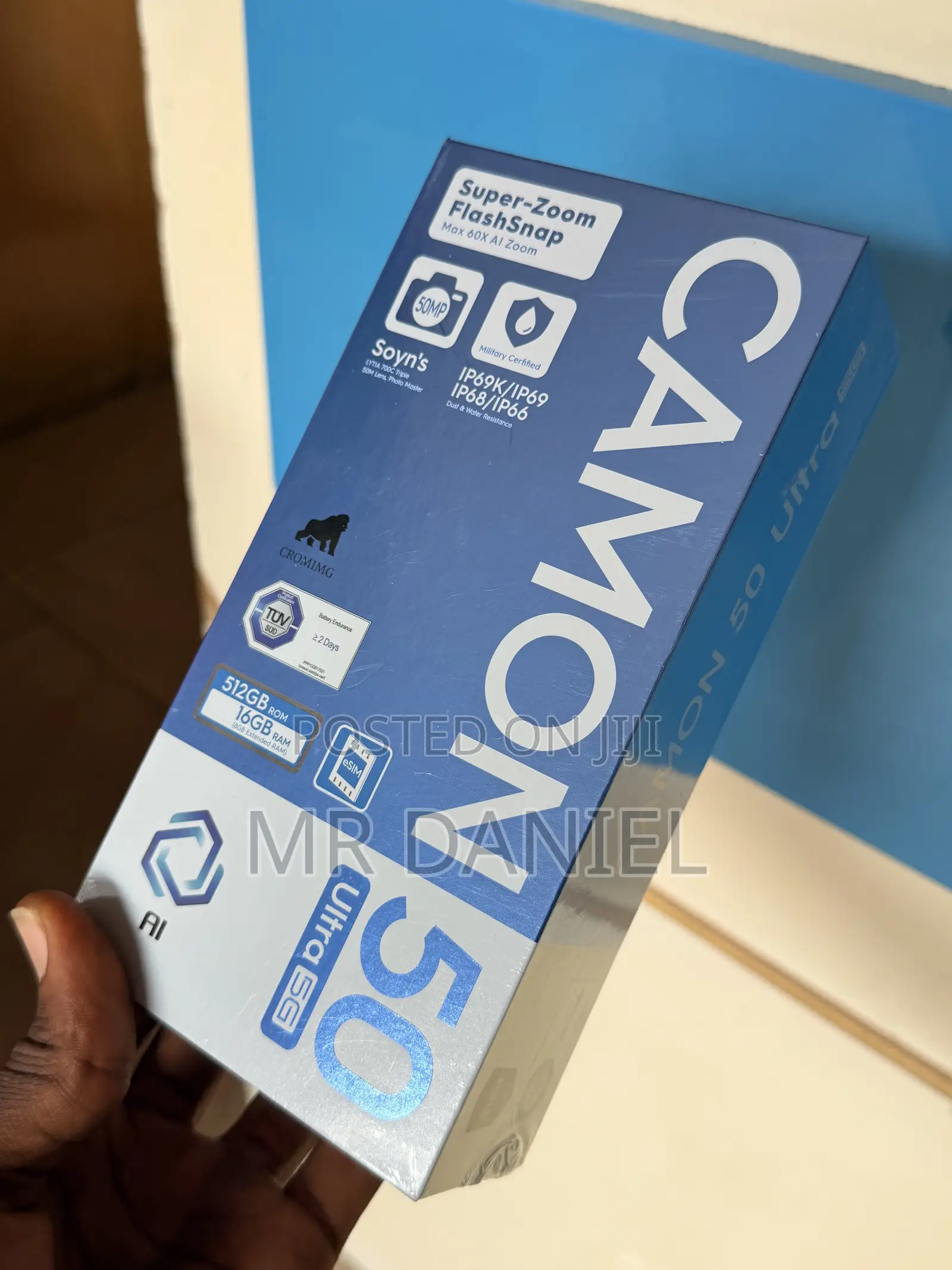 New Tecno Camon 50 Ultra 512 GB Silver