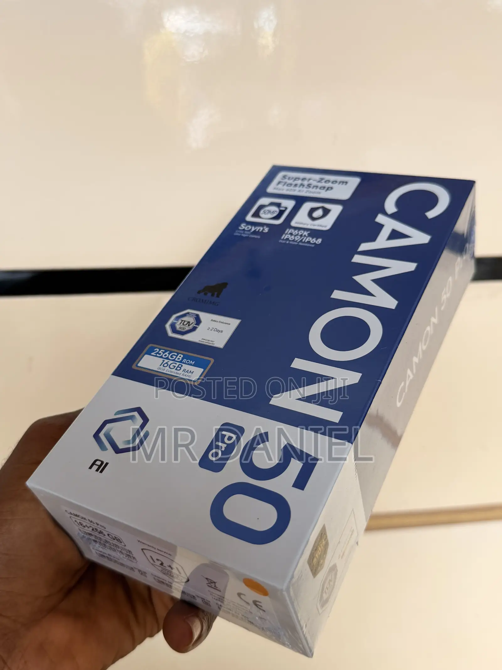 New Tecno Camon 50 Pro 256 GB Black