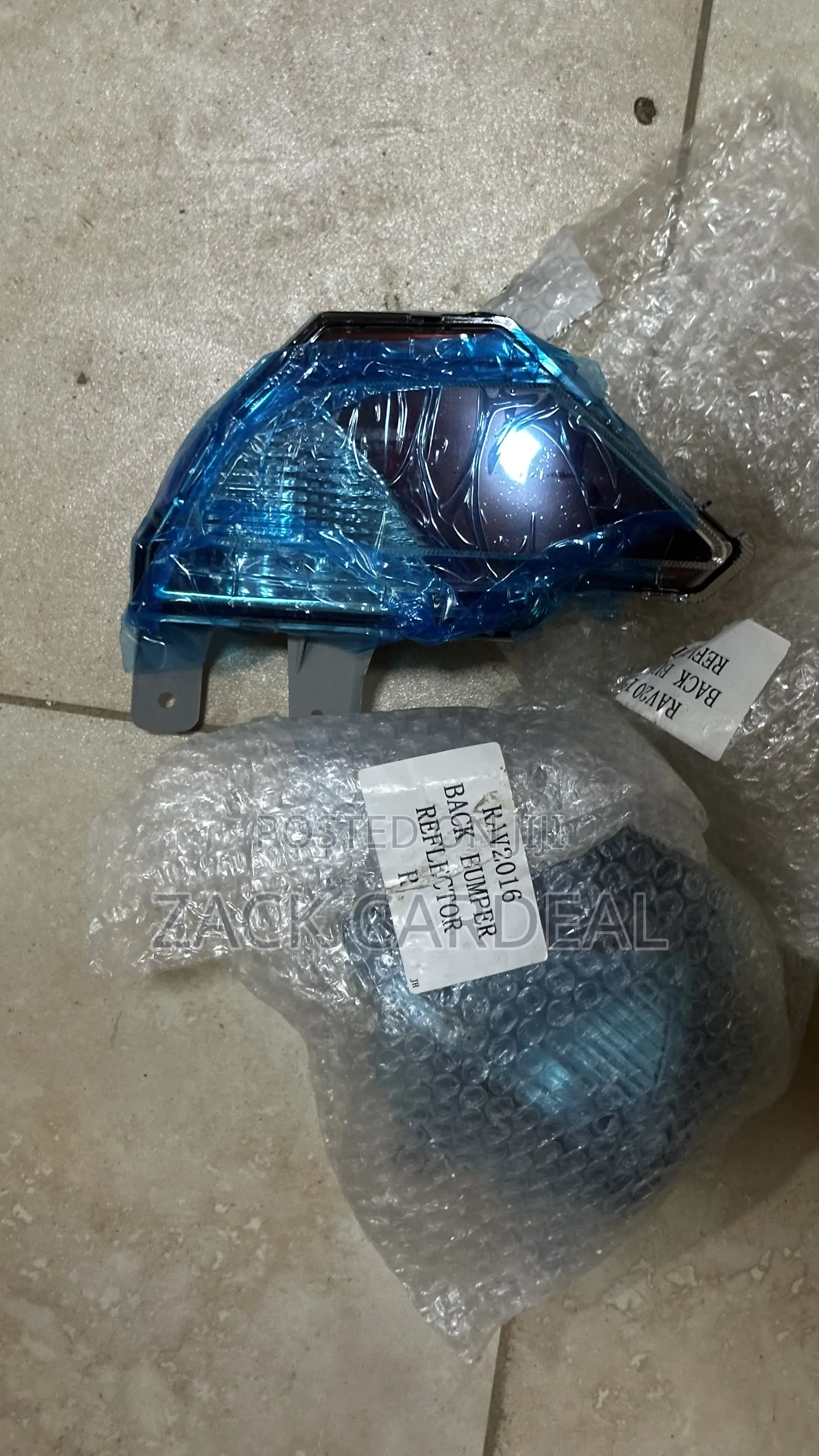 Toyota Rav4 2016 Back Bumper Reflector Available