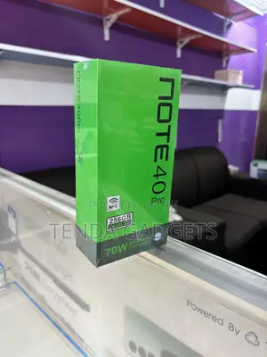 New Infinix Note 40 Pro 256 GB Black