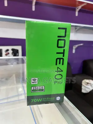 New Infinix Note 40 Pro 256 GB Black