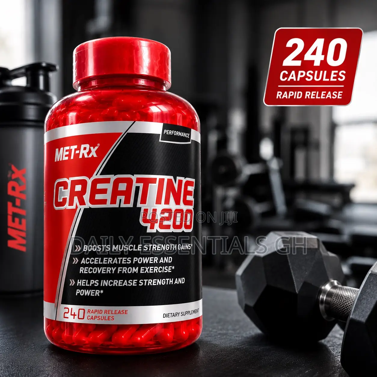 Met-Rx Creatine Supplement – 240 Capsules