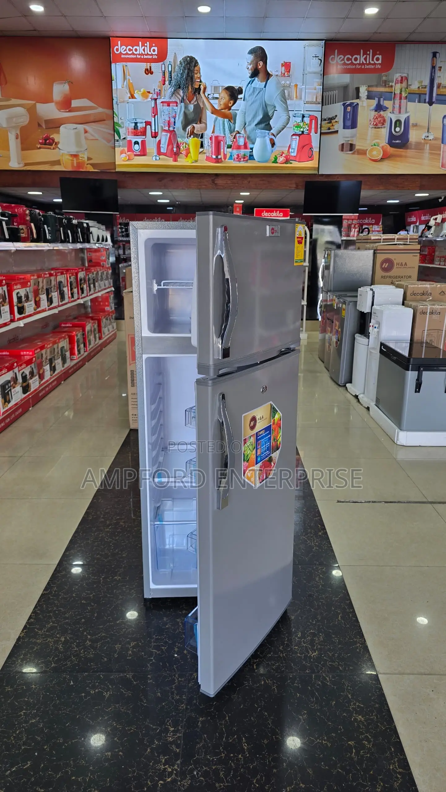 H a Fridge Double Door 150l