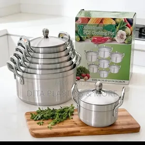 7set Aluminium Cookwares