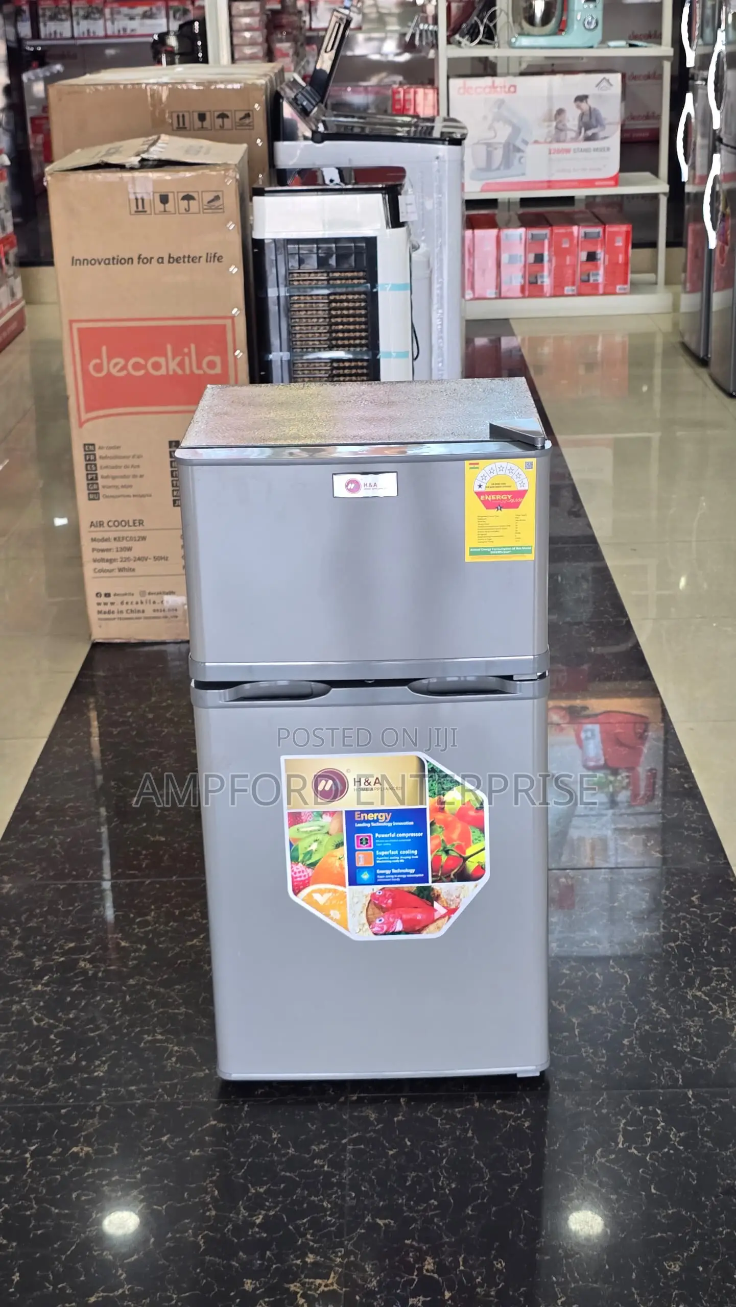 H a Fridge Double Door 80l