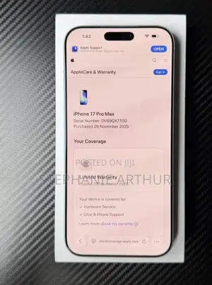 New Apple iPhone 17 Pro Max 256 GB White