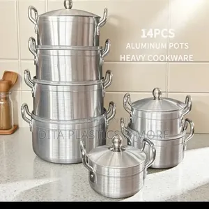 7set Aluminium Cookwares