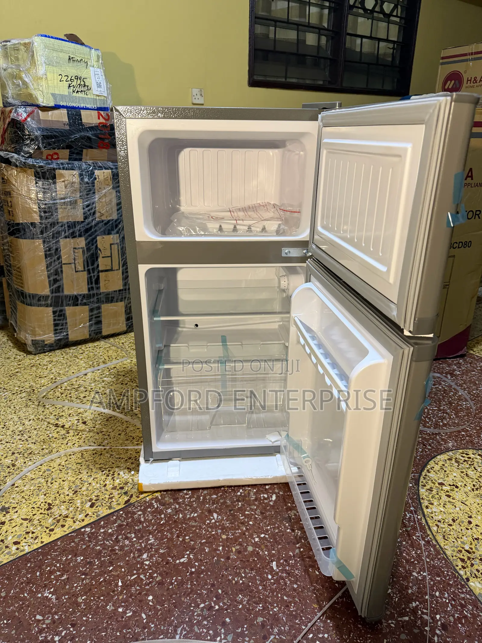 H a Fridge Double Door 80l