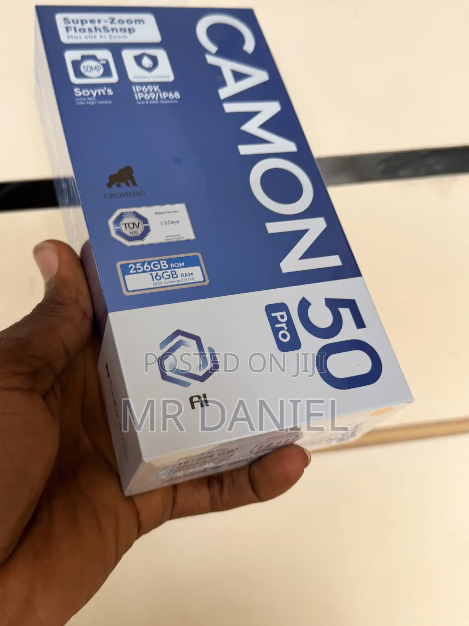 New Tecno Camon 50 Pro 256 GB Black