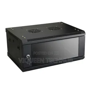 4u Cabinet Glass + Fan