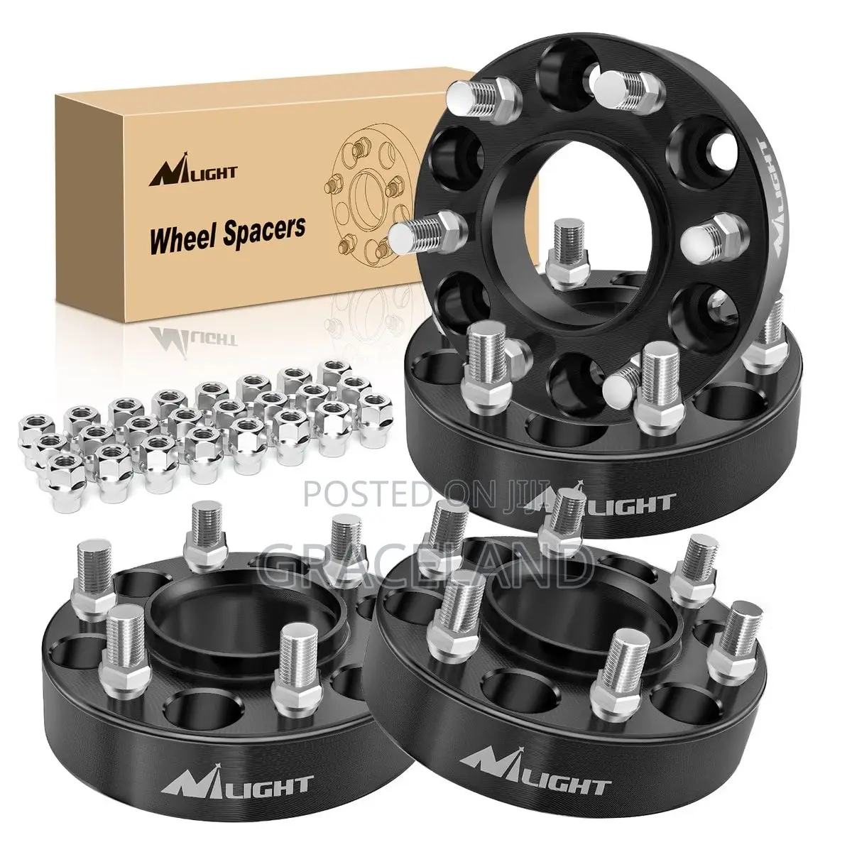 1.5inch (38mm) Spacers 4in1 6x135 Wheel for 2015-2024 Ford-F150 Ram150