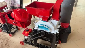 Gasoline 2 in 1, Self Sucking Grinder Chaff Cutter Machine