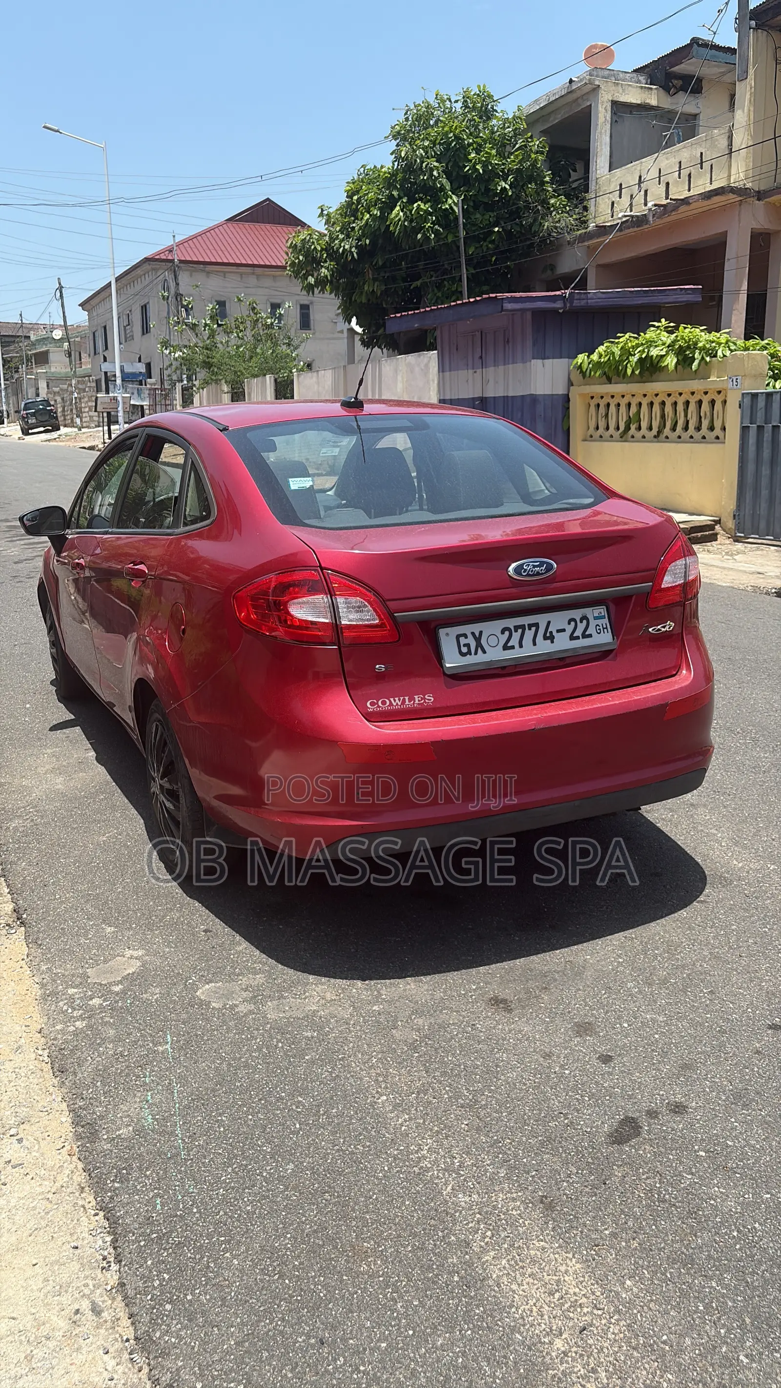 Ford Fiesta Titanium Sedan 2013 Red