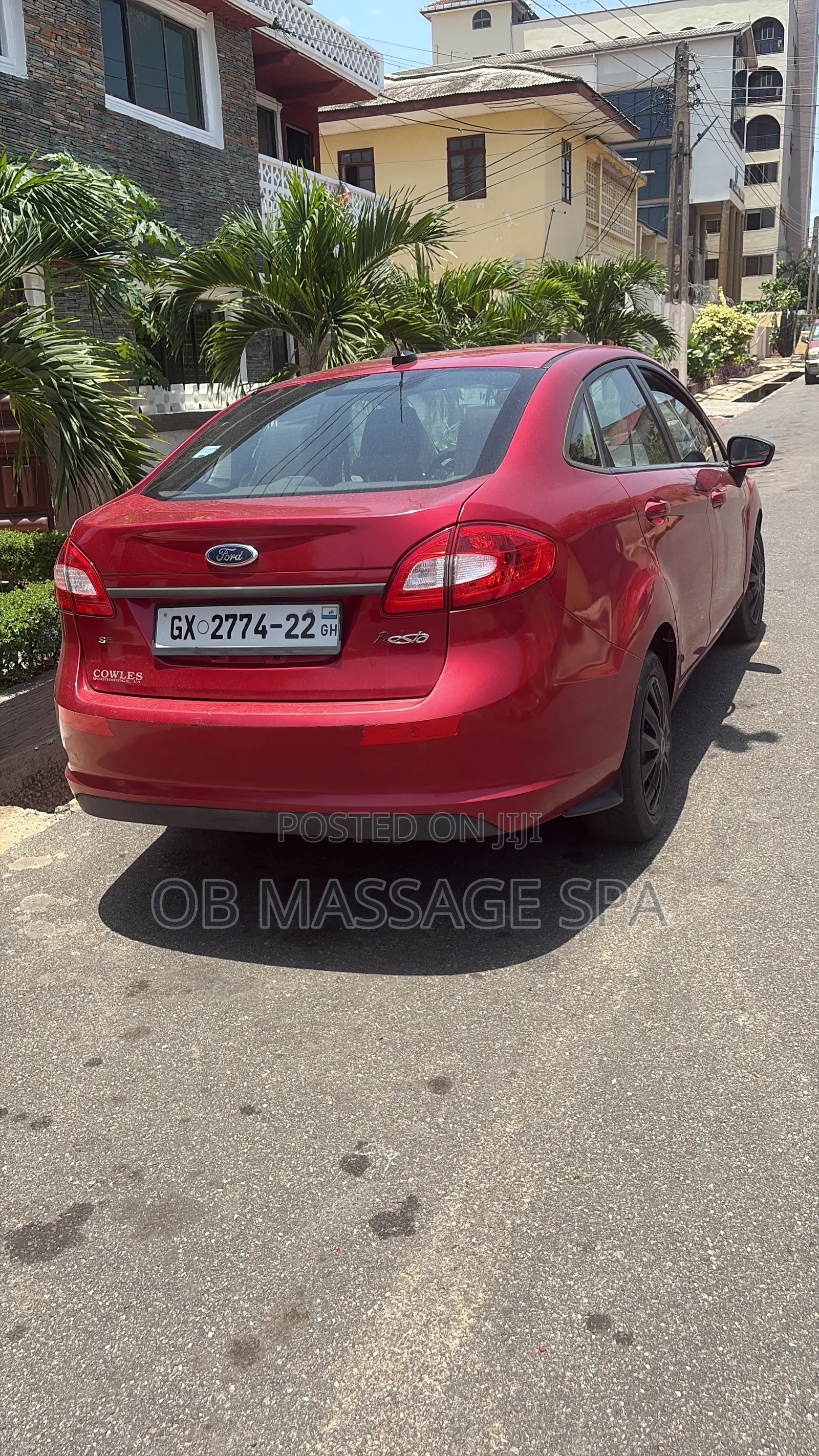 Ford Fiesta Titanium Sedan 2013 Red
