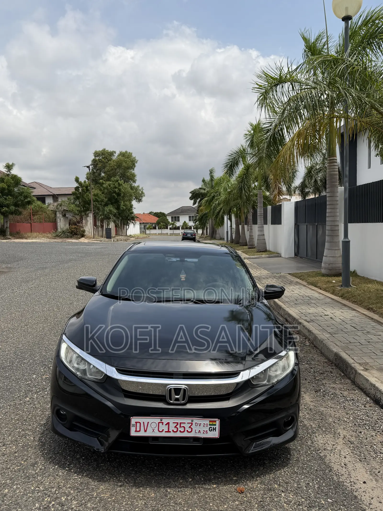 Honda Civic EX Sedan 2018 Black