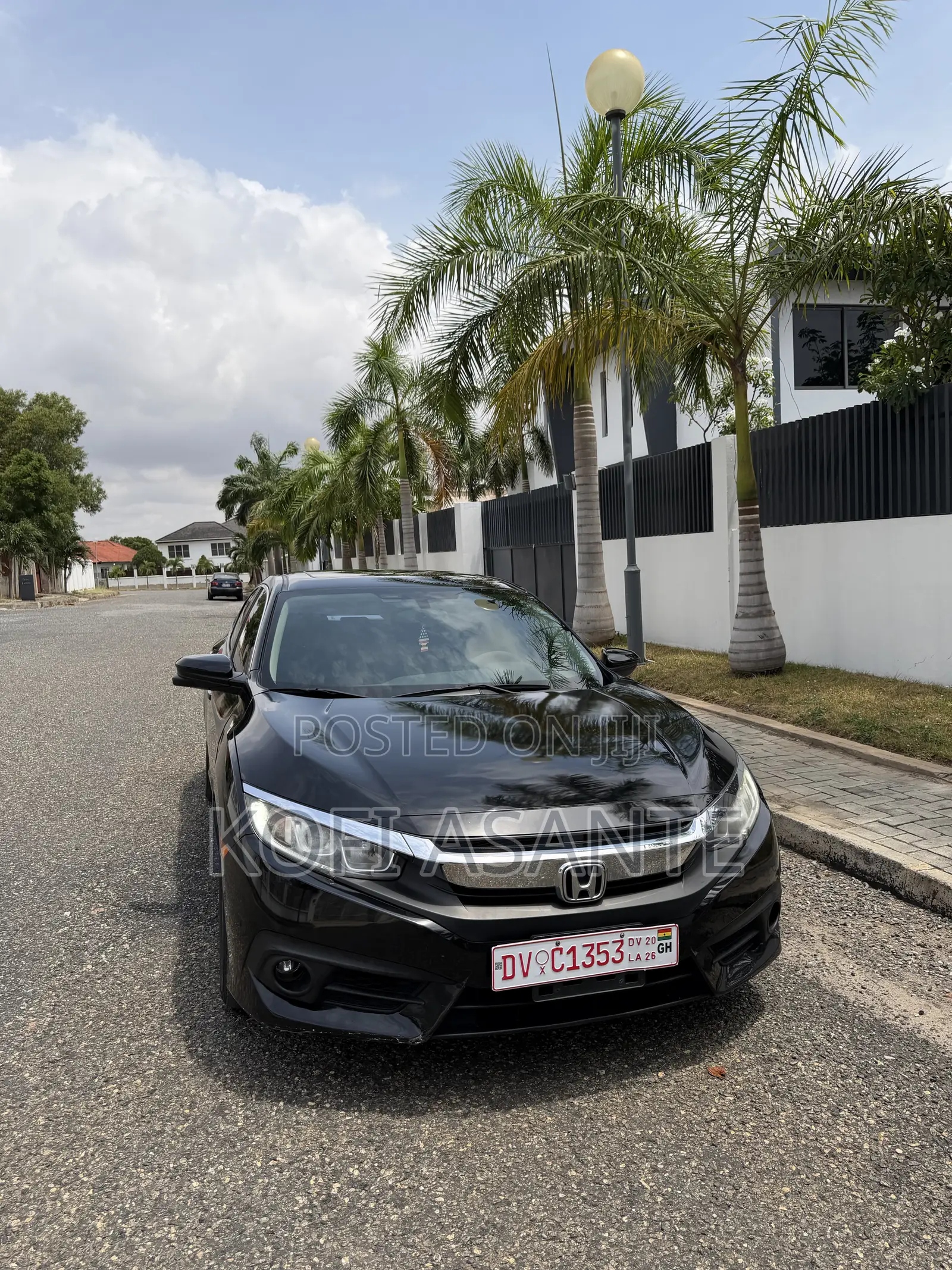 Honda Civic EX Sedan 2018 Black