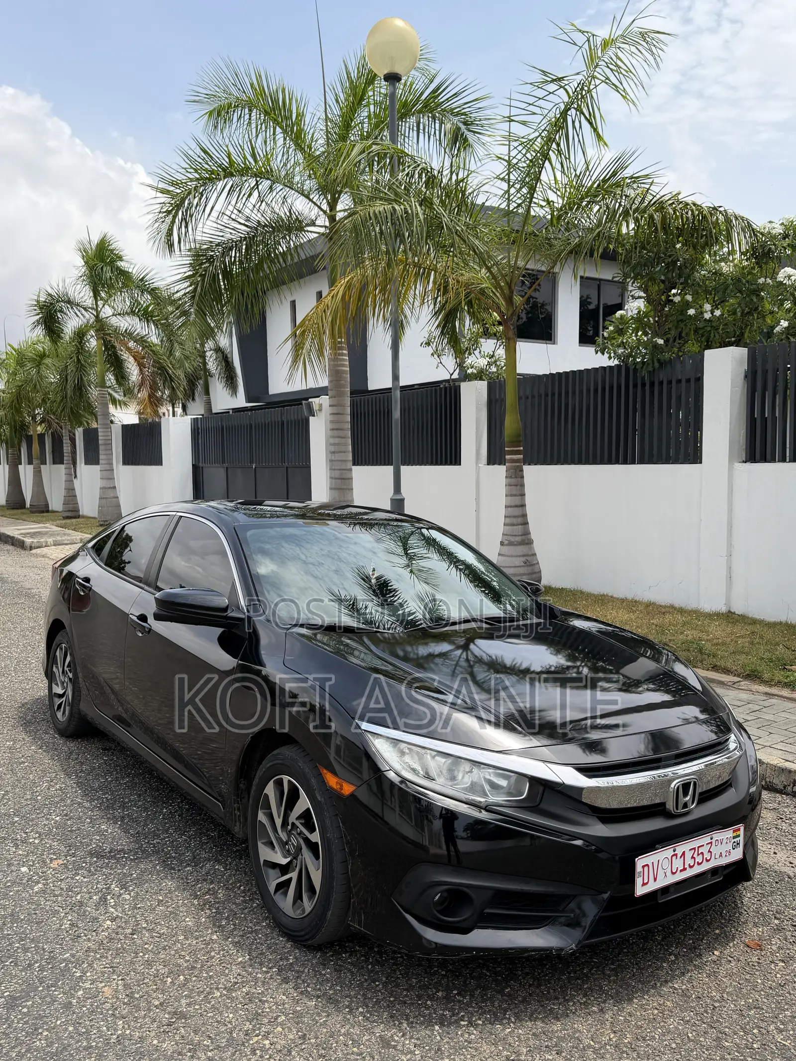 Honda Civic EX Sedan 2018 Black