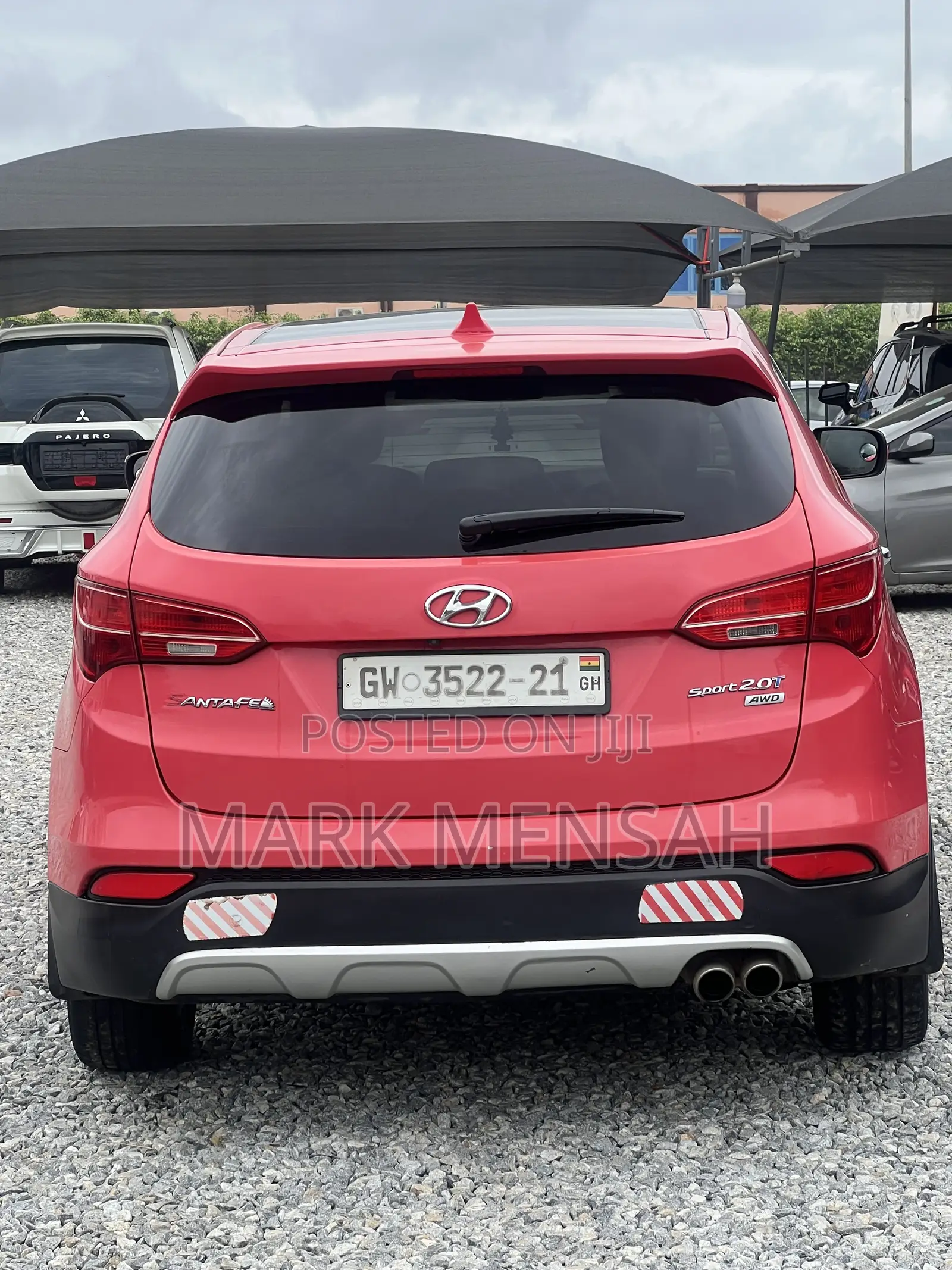 Hyundai Santa Fe 2013 Red