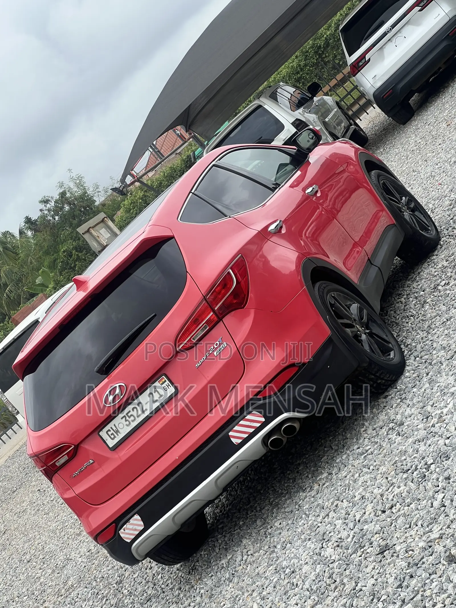 Hyundai Santa Fe 2013 Red