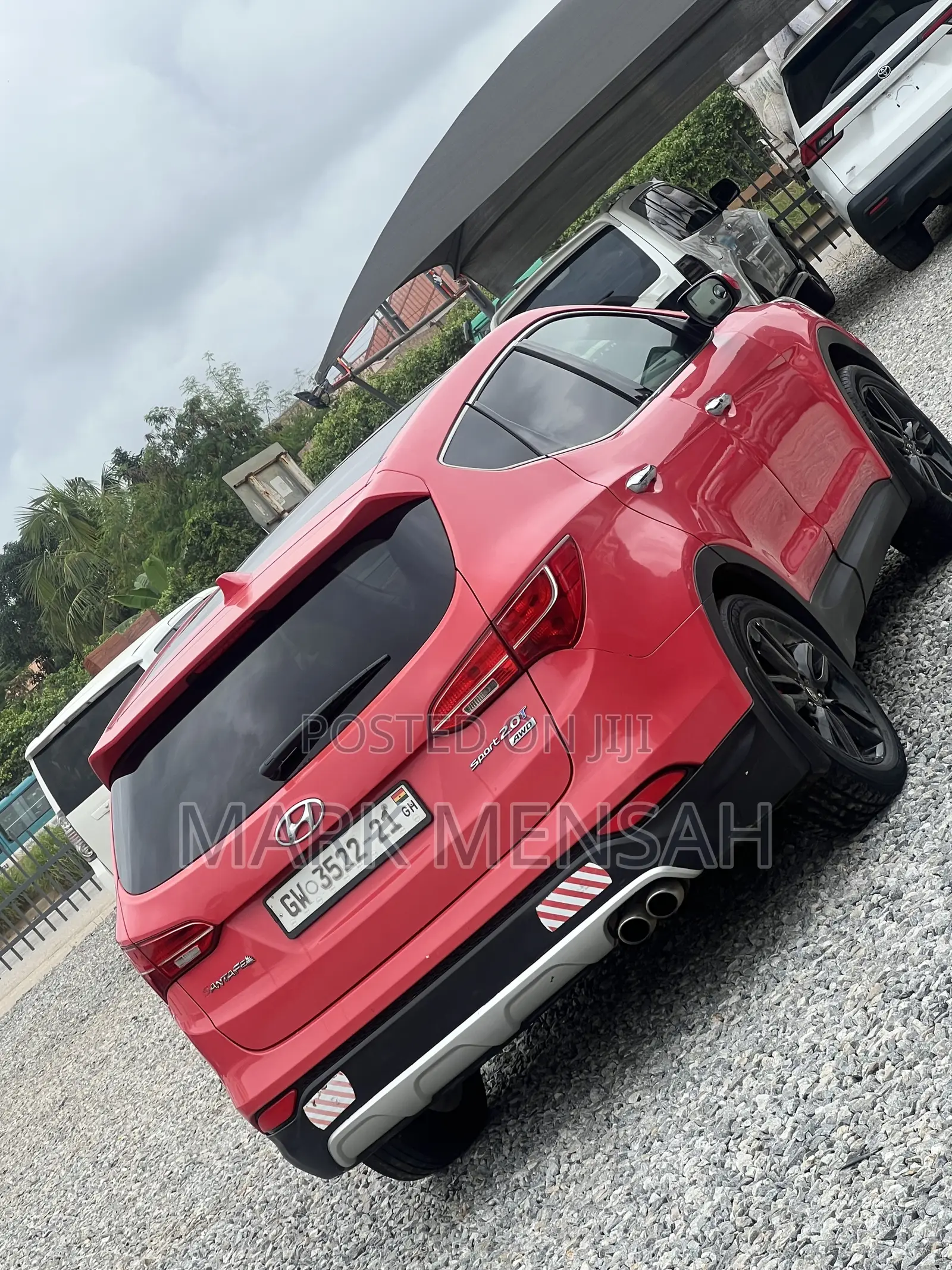 Hyundai Santa Fe 2013 Red