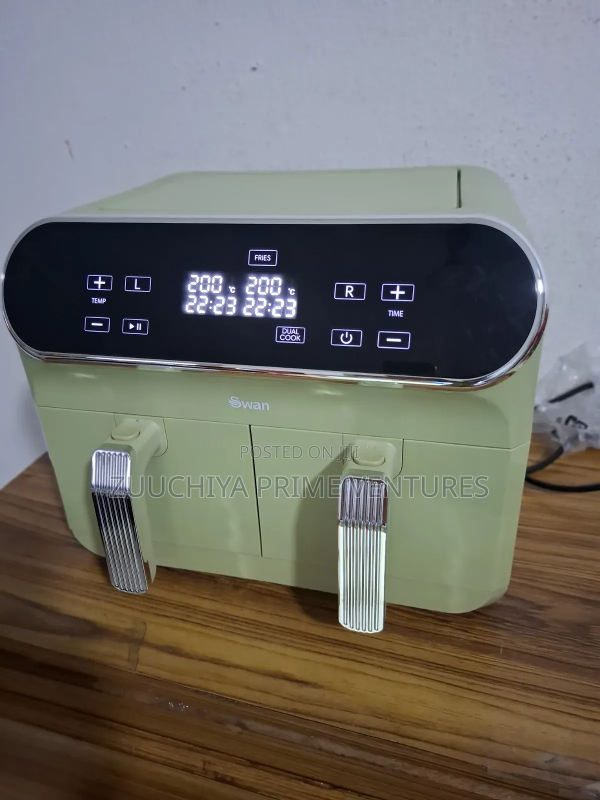 Swan 8.L Retro Dual Basket Digital Air Fryer From Uk