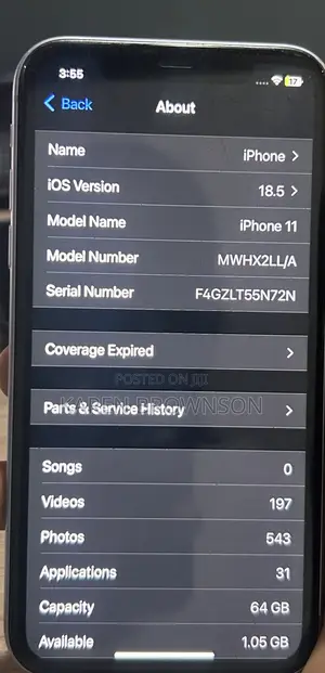 Apple iPhone 11 64 GB Purple