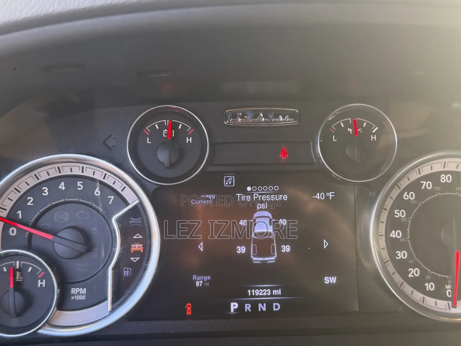 Dodge RAM 1500 3.6 Petrol AWD 2016 Gray