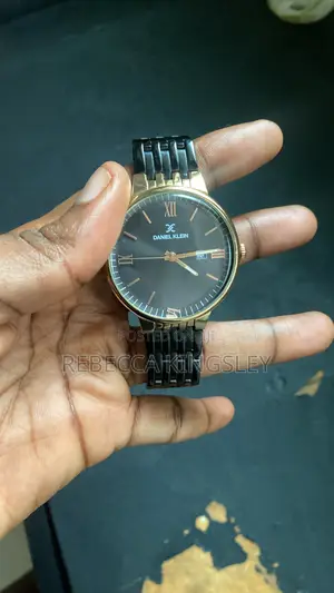 Daniel Klein Mens Watch -Rose Gold Tone/Black - Dk12242-1
