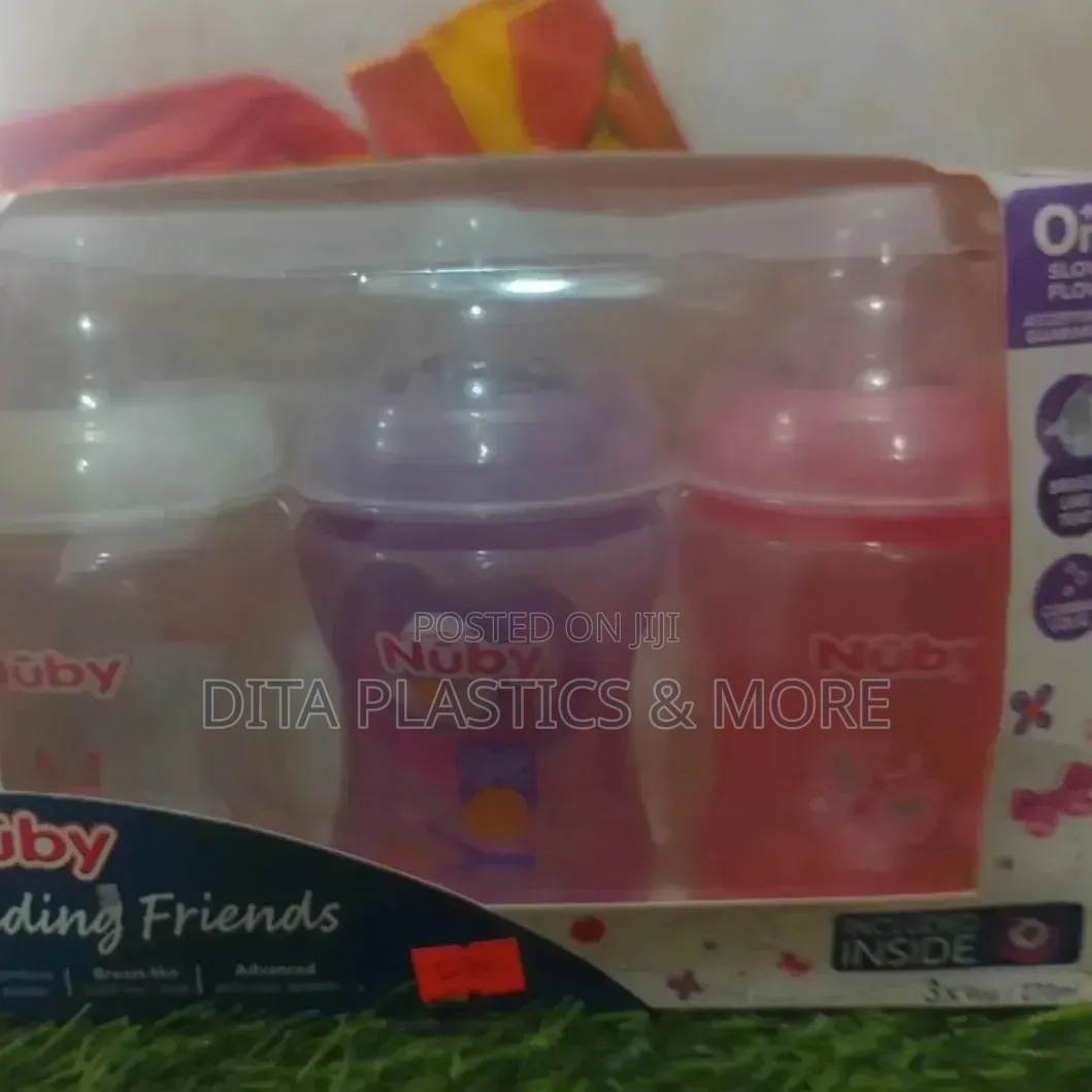 Nuby Feeding Friends Bottles